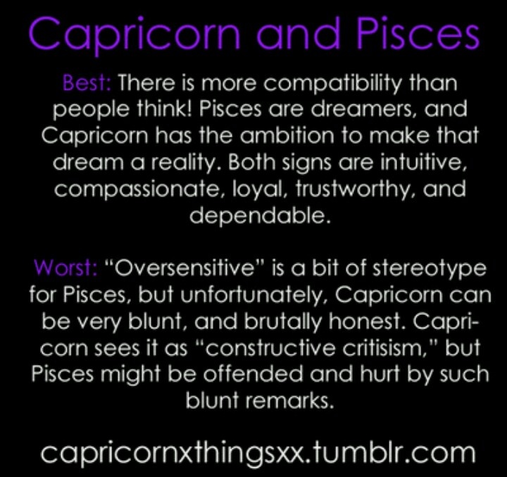 Capricorn and pisces marriage compatibility