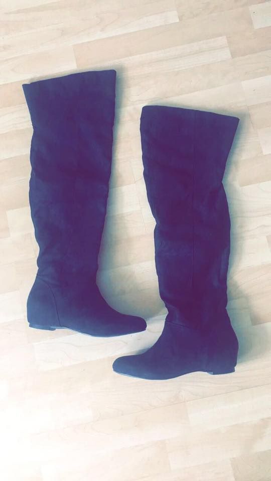 Lack Overknee Stiefel Gr. 41 Lack Overknee Stiefel Gr. 41