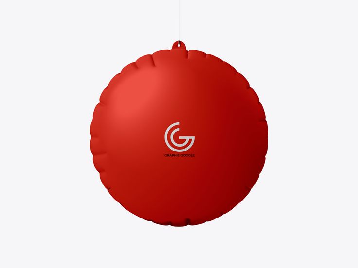 Free Advertising PVC Hanging Air Balloon Dangler Mockup PSD