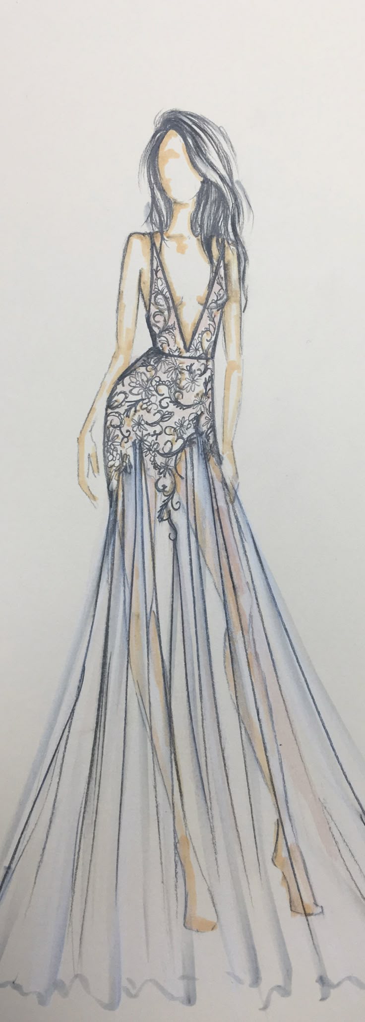 sketched clothing