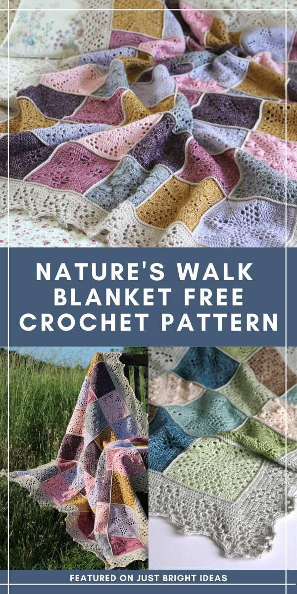 This Nature's Walk Crochet Blanket Will Remind You of the Great