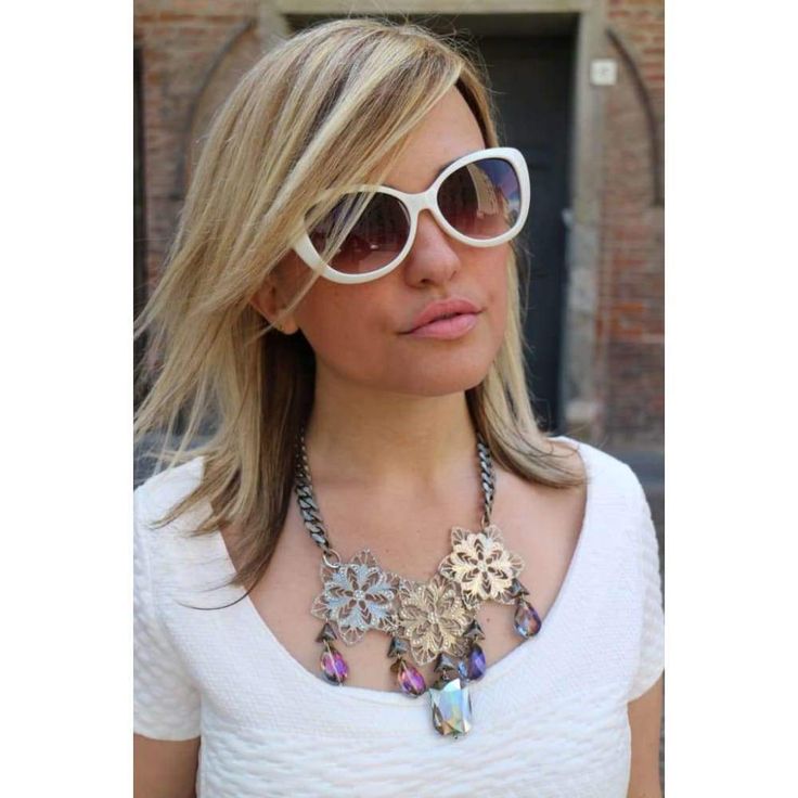 Statement Necklace Silver Hand Finished Necklace Ladies Party Women Jewellery