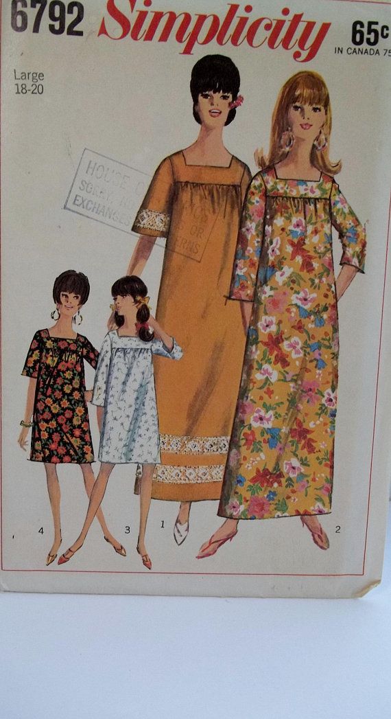 McCalls Sewing Patterns 6792 Misses Dress /& Tops Size 16-24