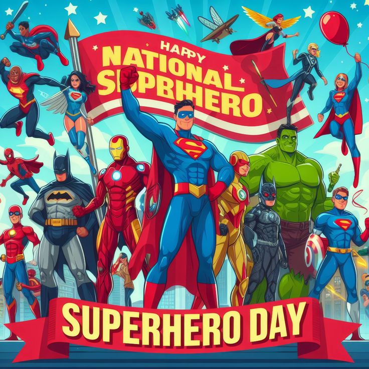 National Superhero Day: Who's Your Hero? in 2024 | National super hero