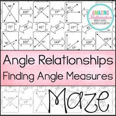 types of angle relationships