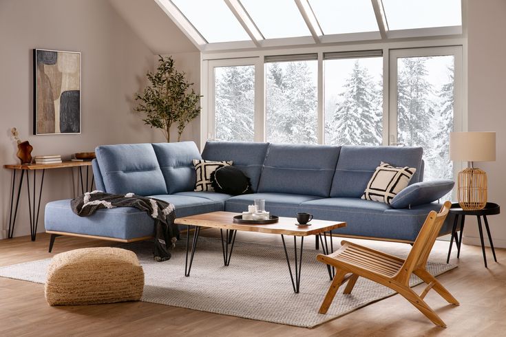 Sleek Modern Adjustable Sectional Sofa Nimes