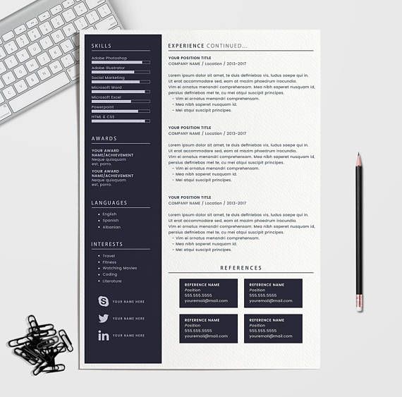 Welcome to ResumeA4xUS! A graphic design shop that helps you make a perfect impression when applying for your dream career. We aim to provide simple, professional, and high quality templates. All design templates are made with love and ready to work for you. An attractive Resume/CV