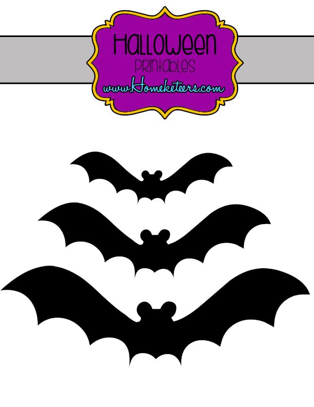 free halloween printables cut out these fabulous bats to decorate your walls windows