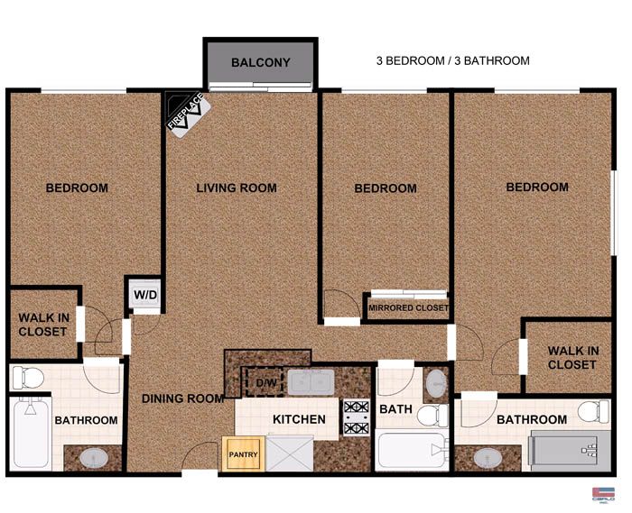 128 best apartment floor plans images on Pinterest | Architecture ... 128 best apartment floor plans images on Pinterest | Architecture ...