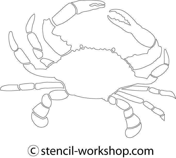 6+ Crab Outline in Transparent Clipart [167kb] 