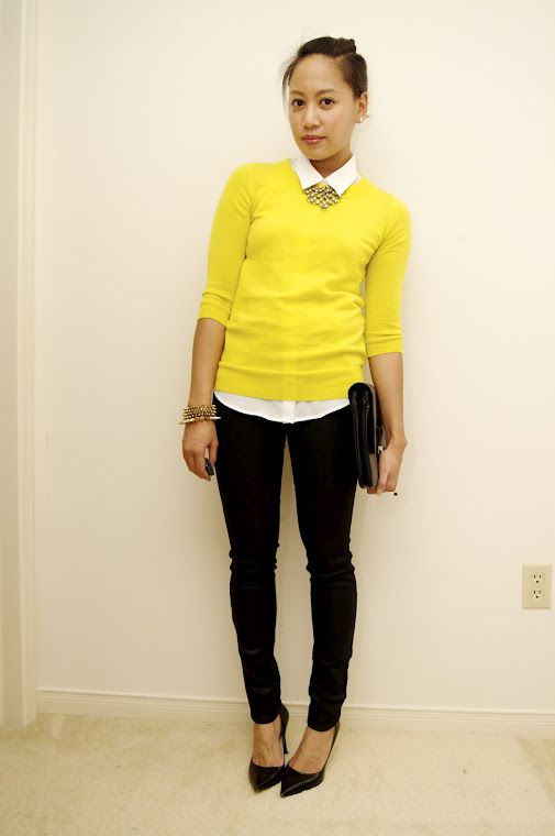 fabulous yellow sweater outfits pinterest
14