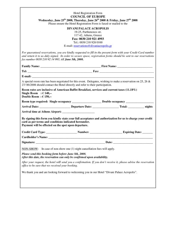 In a hotel, breach of a contract can be a common problem This - sample reservation forms In a hotel, breach of a contract can be a common problem This - sample reservation forms