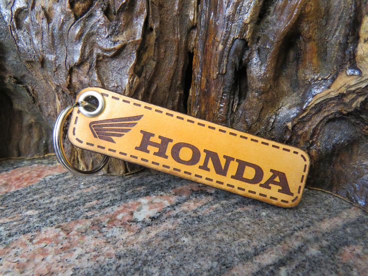 HONDA Key ring Genuine leather Goldwing motorcycle biker key | Etsy