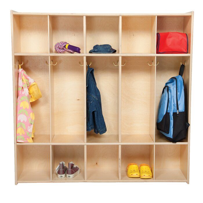 Contender 5 Section Preschool Cubby Locker Mudroom Lockers Lockers Home Lockers