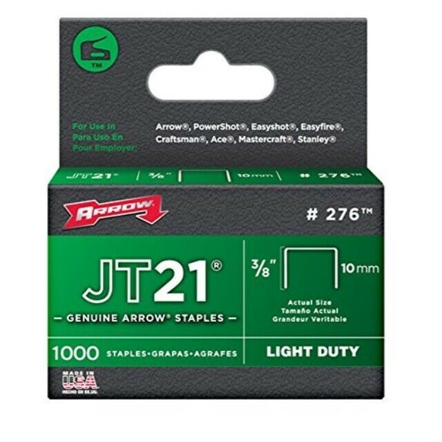 1000 Pack 10mm T50 Heavy Duty Stainless Steel Staples