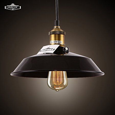 Lavalux Black Vintage Pendant Lighting Metal Polishes Lampshade Lavalux Black Vintage Pendant Lighting Metal Polishes Lampshade Ceiling Fixture For Kitchen Island Br Hallway Lights Pinterest