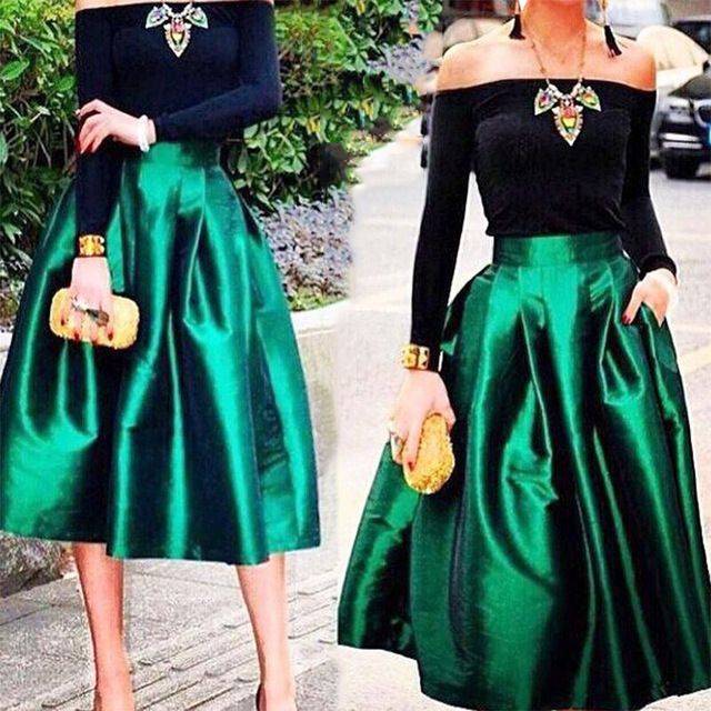 2016 Mixte Couleur Jersey top Taffetas robe de soirée Jupe Longue manches de L'épaule De Bal Robe de Soirée bateau cou à manches longues