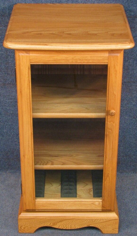 Ercol Solid Elm Glass Door Narrow Hi Fi Cabinet In Light Finish Furniture - Hi Fi Cabinet Glass Door Ercol Solid Elm Glass Door Narrow Hi Fi Cabinet In Light Finish Furniture - Hi Fi Cabinet Glass Door