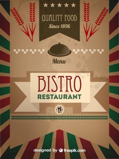 plantillas para menus de restaurantes gratis