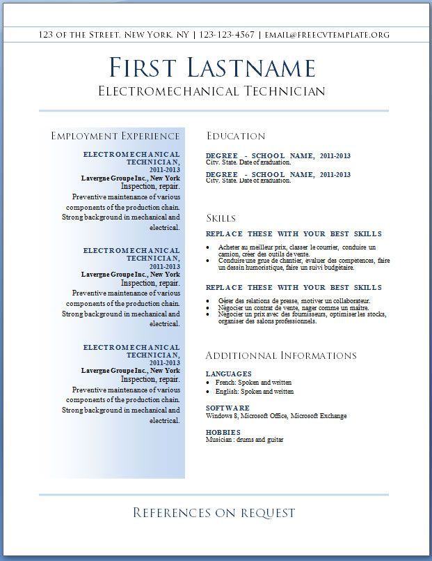 Best 25+ Best resume format ideas on Pinterest Best cv formats - format for resume Best 25+ Best resume format ideas on Pinterest Best cv formats - format for resume