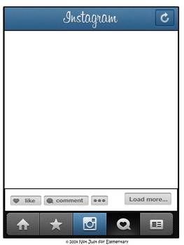 43 Best Blank Templates Images On Pinterest Teaching Ideas Spanish Classroom And Handwriting Instagram Project Template