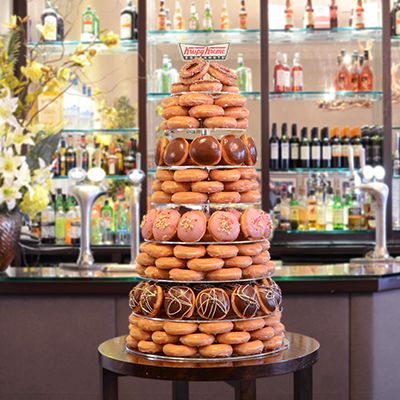 75 Best Krispy Kreme Wedding Treats Images On Pinterest Cake Kids Wedding Entertainment Pastel Weddings Krispy Kreme Cake Ideas Cakes Treats Reception Receptions