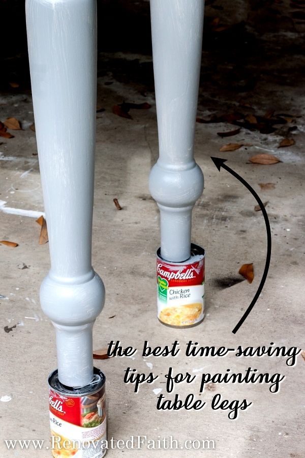 The Fastest Way To Paint Table Legs Curvy Furniture Easy Painted Spray The Fastest Way To Paint Table Legs, Best Way To Paint Table Legs