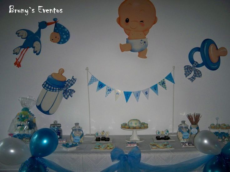 Decoracion Para Baby Shower De Varon Ba Ducha Nio
