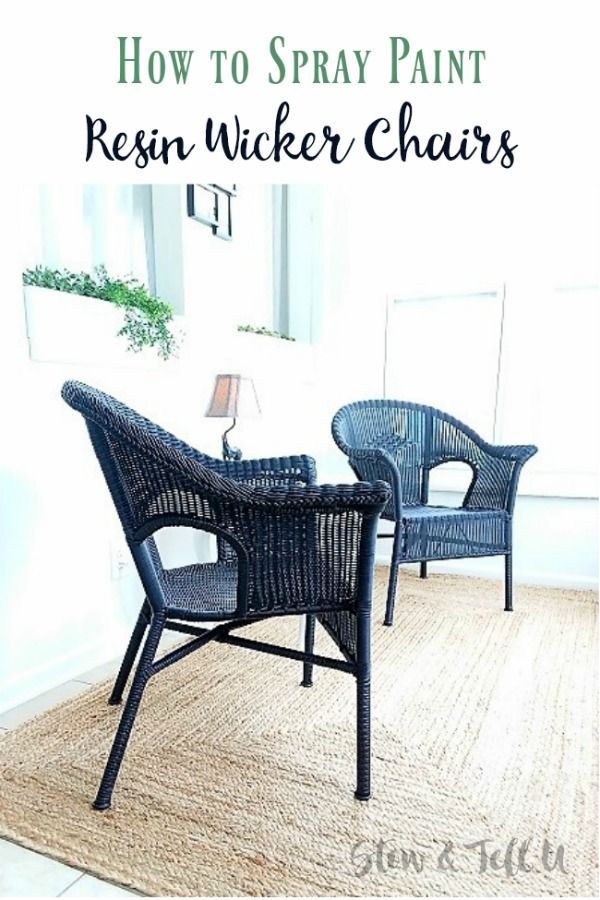 How To Spray Paint Resin Wicker Chairs If You Dare Painting Furniture Patio Outdoor Makeover How To Spray Paint Resin Wicker Chairs, What Is The Best Paint To Use On Rattan Furniture