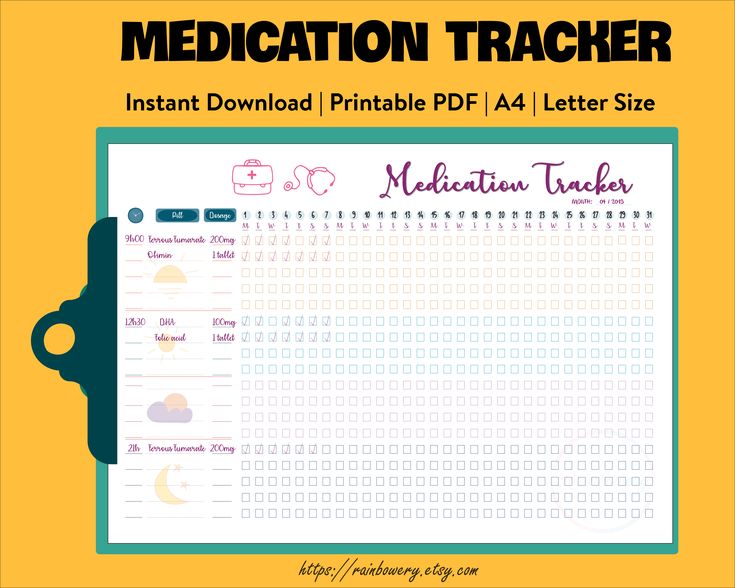 Medication Tracker Template Printable, Medication Log Printable, Pill Medication Tracker Template Printable, Medication Log Printable, Pill
