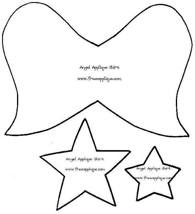 196 best felt templates images on Pinterest Silhouettes, Angel