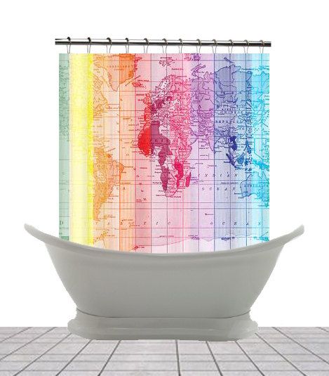 31 best World Map Shower Curtain images on Pinterest Shower - best of world map fabric etsy 31 best World Map Shower Curtain images on Pinterest Shower - best of world map fabric etsy