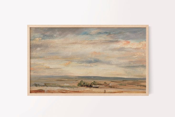 Sunset Trees Art for Samsung Frame TV Frame TV Art Landscape Painting Vintage Art Antique Decor Digital Art TV Instant Download #TV12