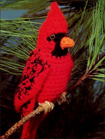 Cardinal | Crochet bird patterns, Crochet birds, Christmas crochet