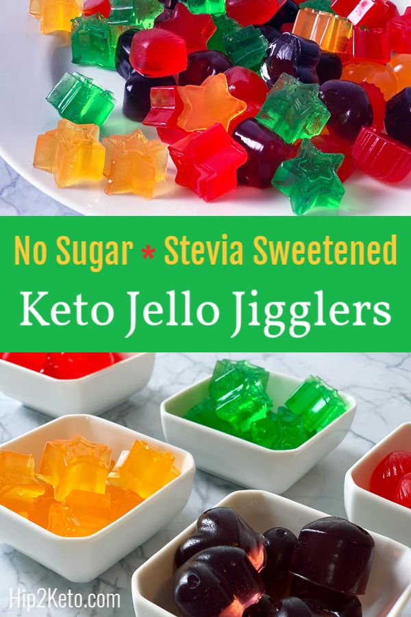 Stevia Sweetened Jello Jigglers | Fun Easter Sweets, #* # ...