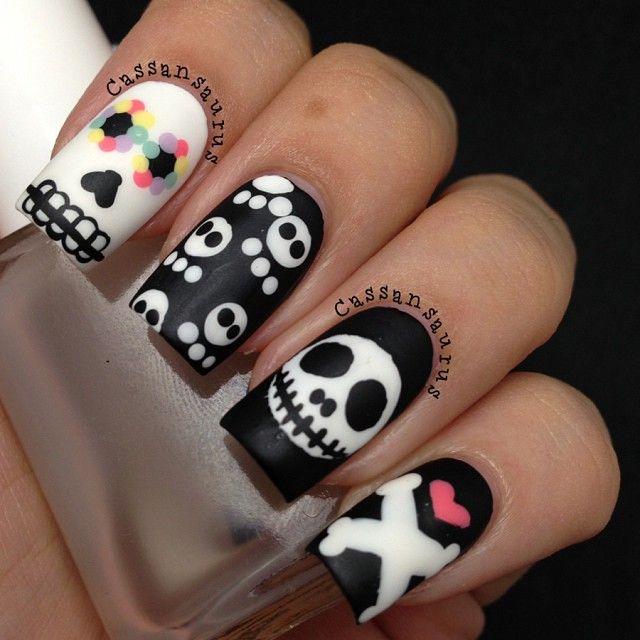 Halloween By Cassansaurus #nail #nails #nailart Paint My ✌ With halloween by cassansaurus #nail #nails #nailart | Paint my ✌ with Skulls Fetish | Halloween Nails, Nails, Halloween nail art - Halloween By Cassansaurus #nail #nails #nailart Paint My ✌ With