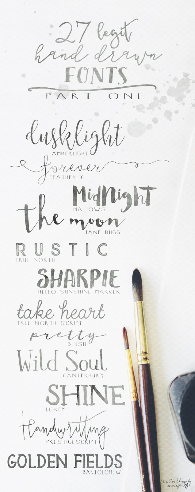 27 Legit Hand Drawn Fonts 27 Legit Hand Drawn Fonts