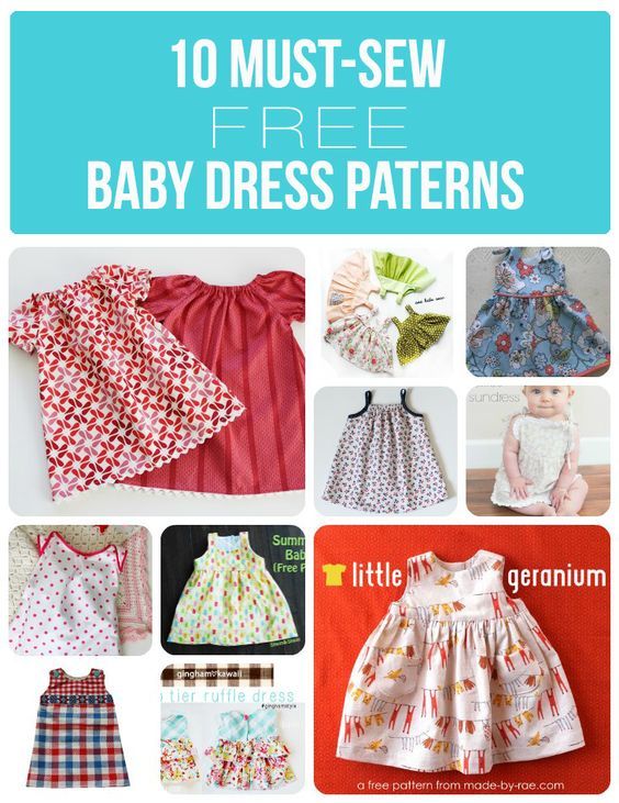 10 Must Sew Free Baby Dress Patterns Sewing Tutorials 10 Must Sew Free Baby Dress Patterns Sewing Tutorials Inspiration Clothes