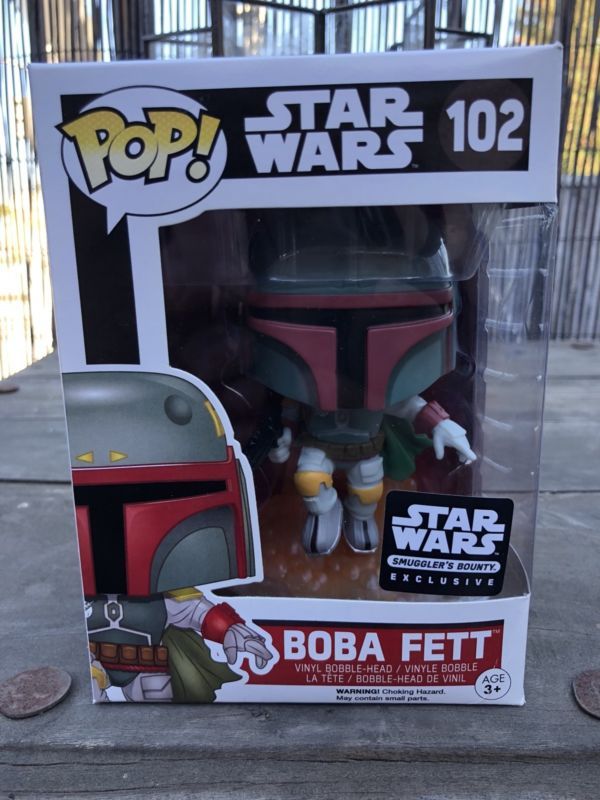 New Funko Pop Star Wars Smugglers Bounty Exclusive Boba Fett Vinyl Bobblehead Funko Pop Star Wars Funko Funko Pop