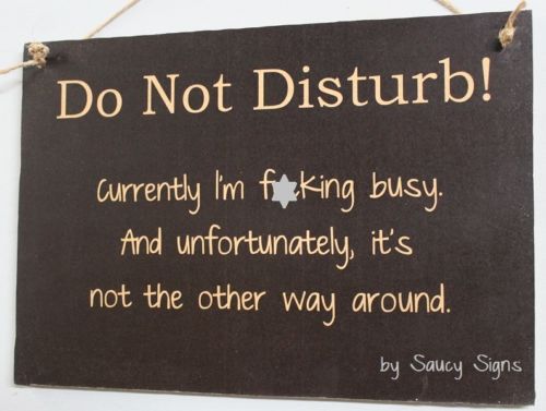 do not disturb sign for office