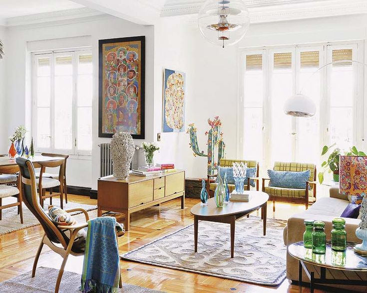 1950 Home Decorating Ideas Part - 43: Love The Mix In This House - High/low, Modern/antique, Sophisticated. 1950s Interior1950s Decor1960s ...