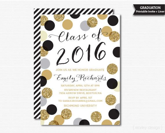 graduation invitation templates 2017