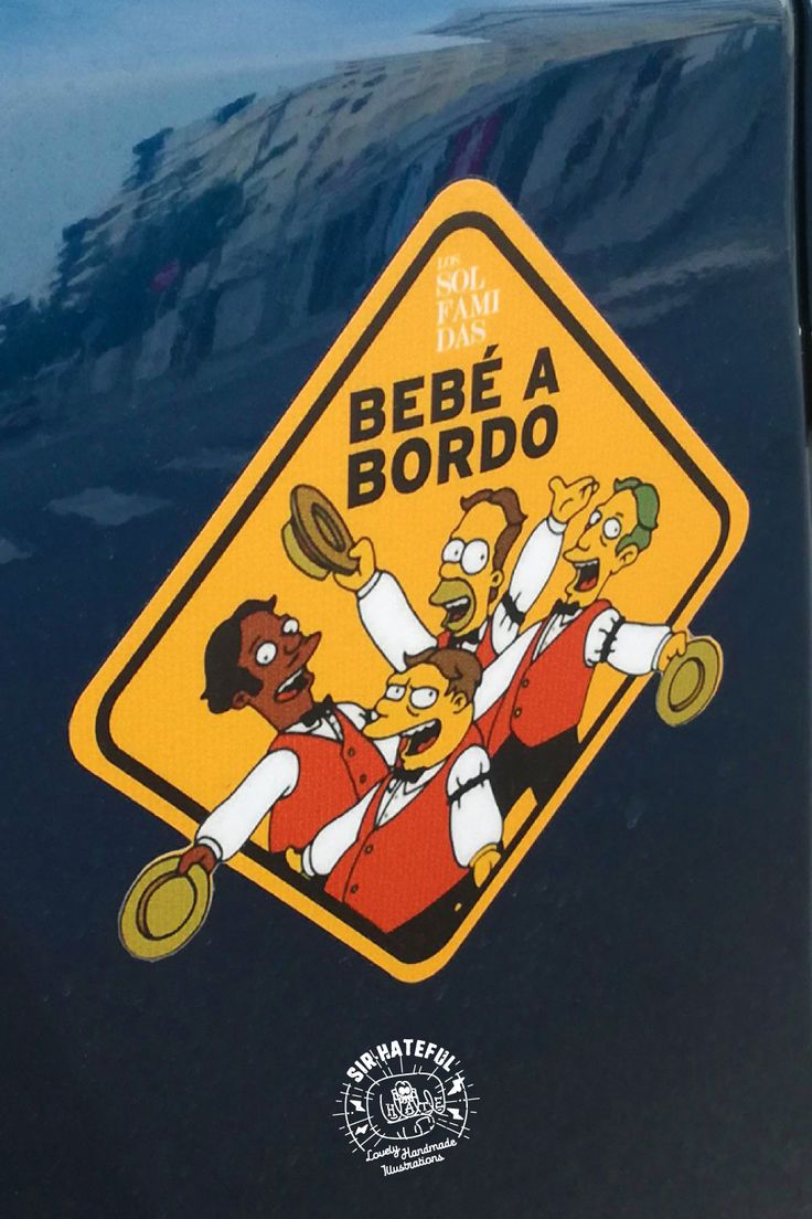 Los Solfamidas Bebe A Bordo Sticker Adhesivo Vinilo Bebe Los Solfamidas Bebe A Bordo Sticker Adhesivo Vinilo Bebe