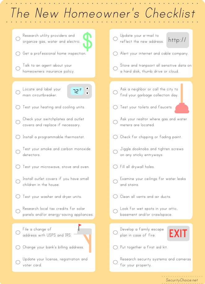to do list for moving