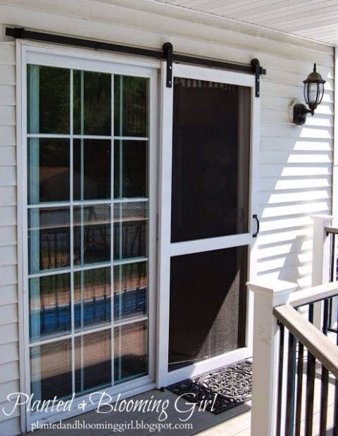 Sliding Screen Door Like A Barn Door! By Louisa House Doors Sliding screen door like a barn door! by louisa - Sliding Screen Door Like A Barn Door! By Louisa House Doors
