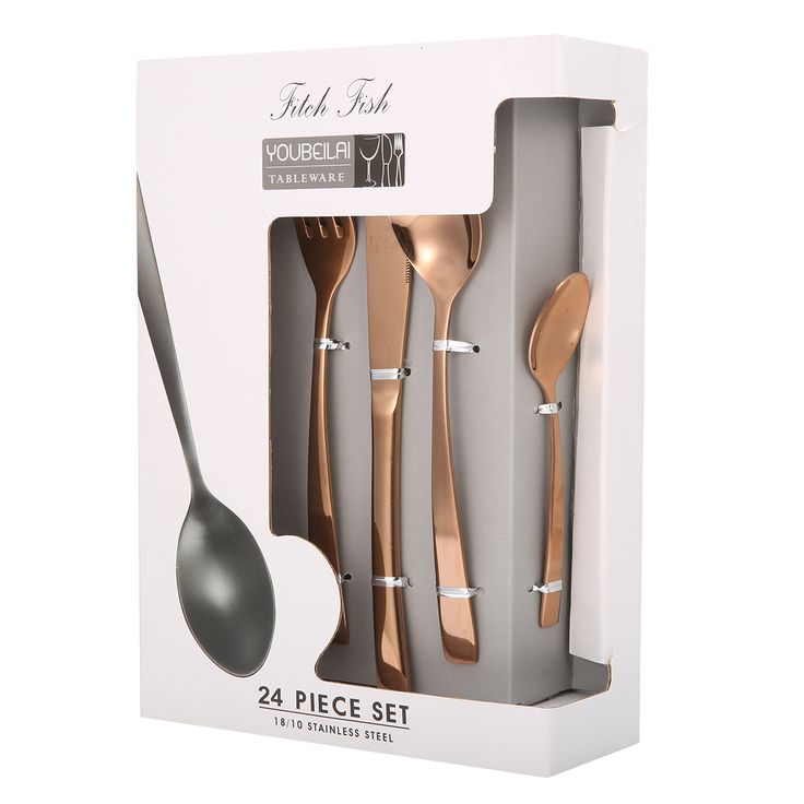Alpina cubiertos set 16-tlg 4 personas acero inoxidable cubiertos cuchillo tenedor cuchara