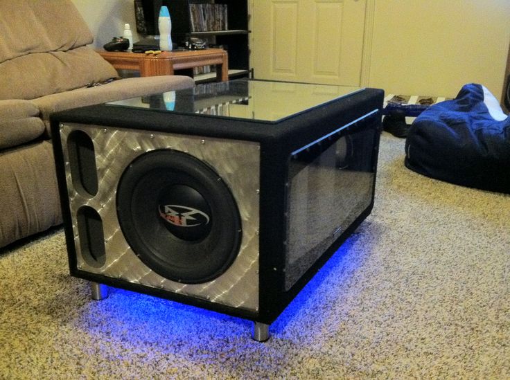 Complete Rockford Fosgate Function Able Coffee Table Loud Badass Custom Car Audio Car Audio, Garage Stereo System With Subwoofer