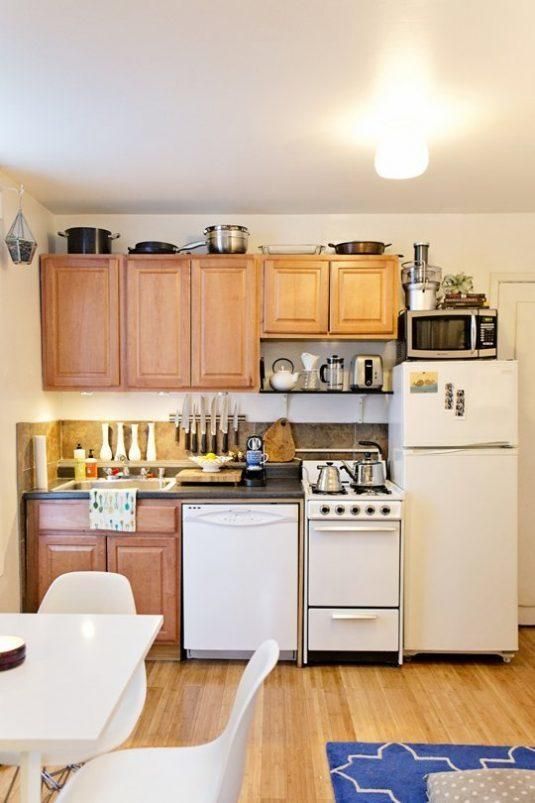166 Best Tiny Apartment Images On Pinterest Pee Cuisine Small 10 Rules For Keeping A Small Kitchen Or Any E Organized Apartment Therapy