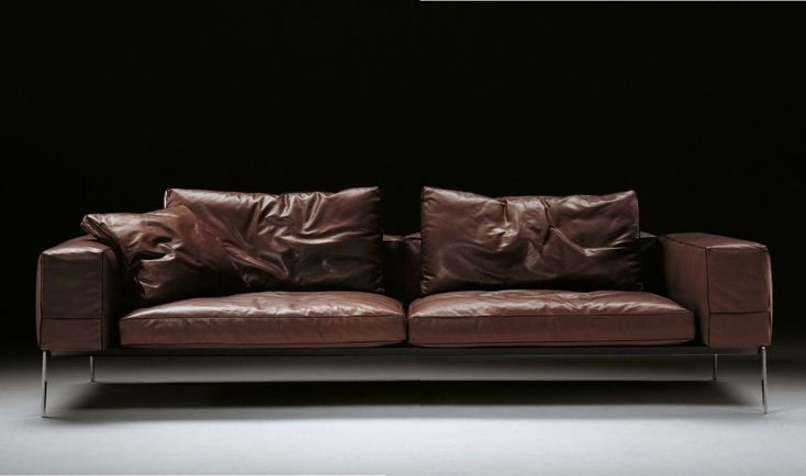 Lifesteel Flexform Nyc Sofa Italian Leather Lifesteel Flexform Nyc, Leather Sofas In Nyc