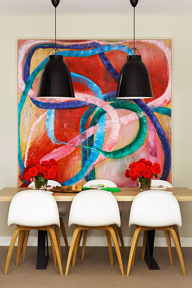 Big Appetite 20 Dining Rooms With Large Scale Art Big Appetite 20 Dining Rooms With Large Scale Art